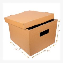 File Storage Box - 15.25 x 14 x 11 Inch