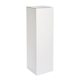 3 Ply White Corrugated Box -4x4x46