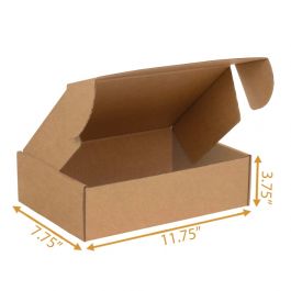 Kraft Mailer Box - 11.75 x 7.75 x 3.75 Inch