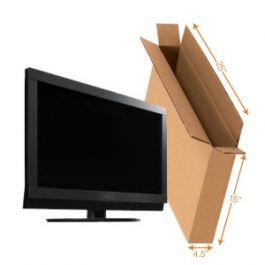TV Box - Double Wall (5 Ply) - 25 x 4.5 x 15 Inch