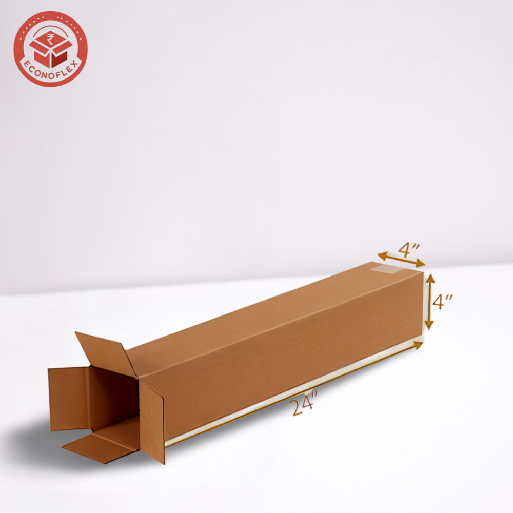Carton Boxes 3 Ply - 4x4x24 | Upack Boxes