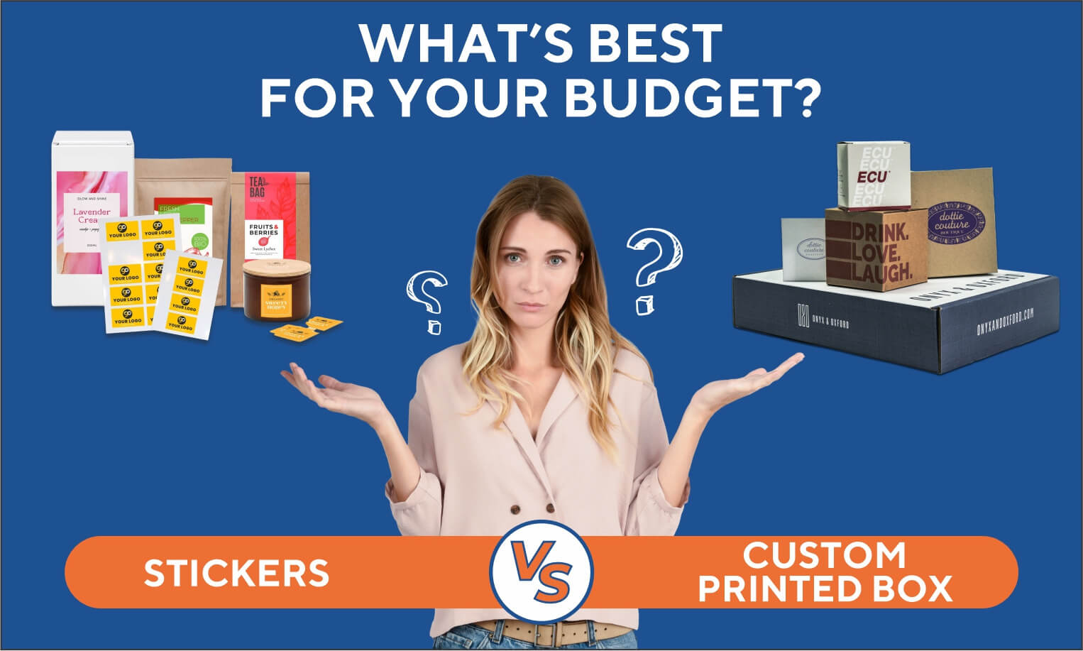 DIY branding: Custom boxes vs. Custom stickers