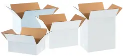White Shipping Boxes Boxes